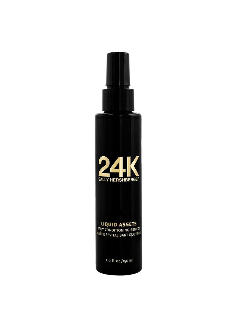 Sally Hershberger Sally Hershberger 24K Liquid Assets Daily Conditioning Remedy  Weightless LeaveIn Treatment for Luscious Refreshed Locks  Bonding KeratinFortified Formula  Paraben And Phthalate Free  150 ml 
