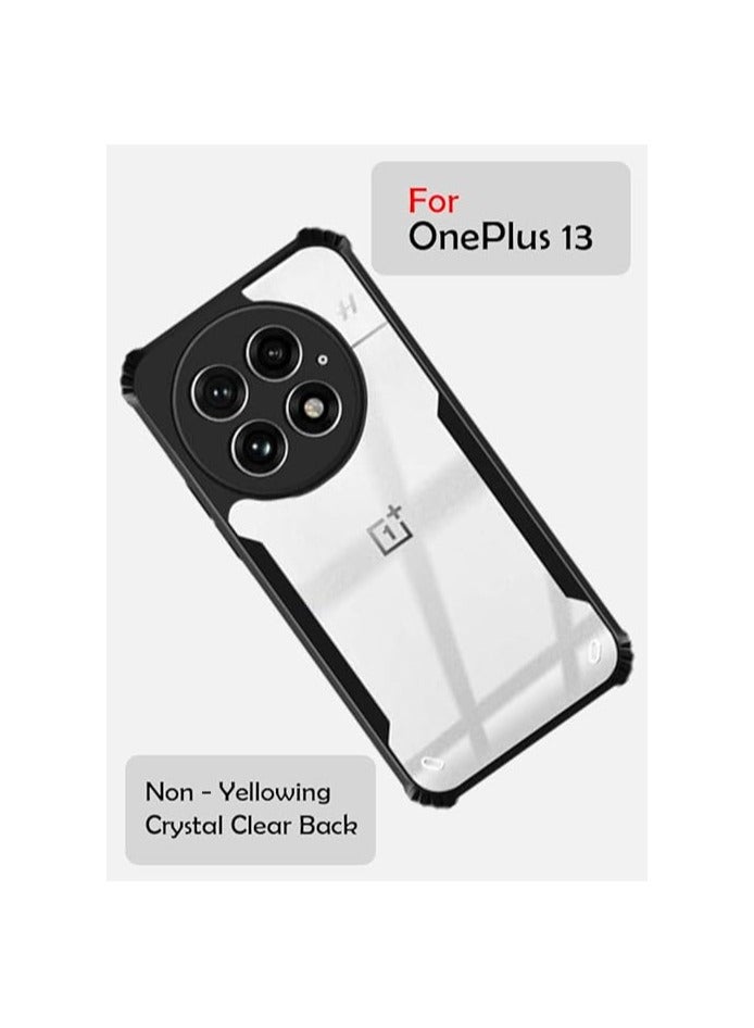 Case For OnePlus 13 Crystal Clear Back Cover Case With 360 Degree Protection, Shockproof Bumper Protective Phone Cover, Anti-Scratch Hard PC Back Clear  - Image 4