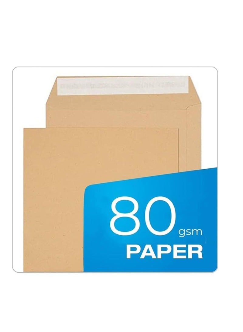 100 Piece A4 Envelope Brown - Image 3