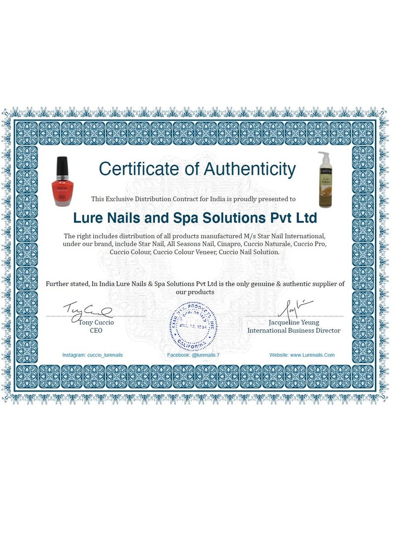 Cuccio زيت مرطب Cuccio Naturale Revitalizing- لإصلاح البشرة طوال الليل - علاج للبشرة التالفة والأظافر الرقيقة - تركيبة خالية من البارابين / القسوة - الحليب والعسل - 2.5 أونصة - Image 5