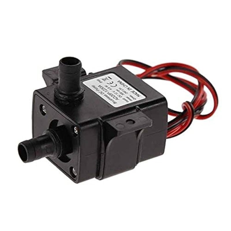 Ultra Quiet Brushless DC12V 240L H Black Stainless Steel Water Pump