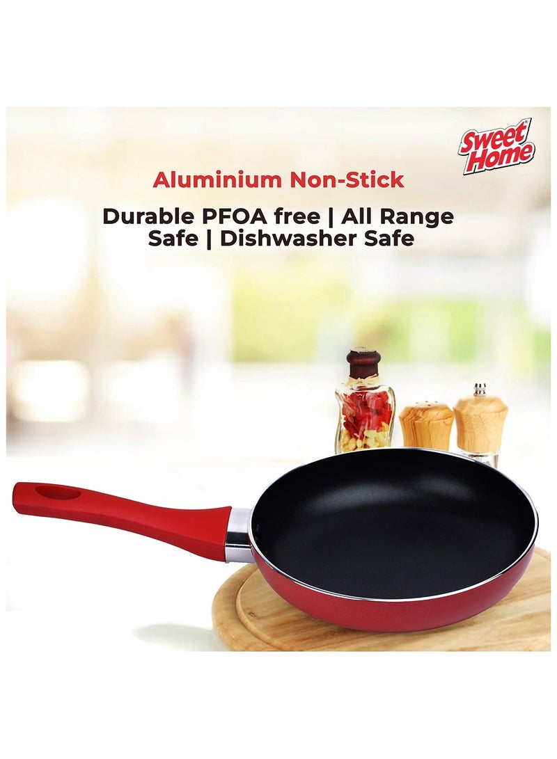 Sweet Home Durable and Easy-Clean 30 CM Non Stick Frying Pan, Aluminium Material, Heat-Resistant Handle, and Fade-Proof Design.  - Image 1