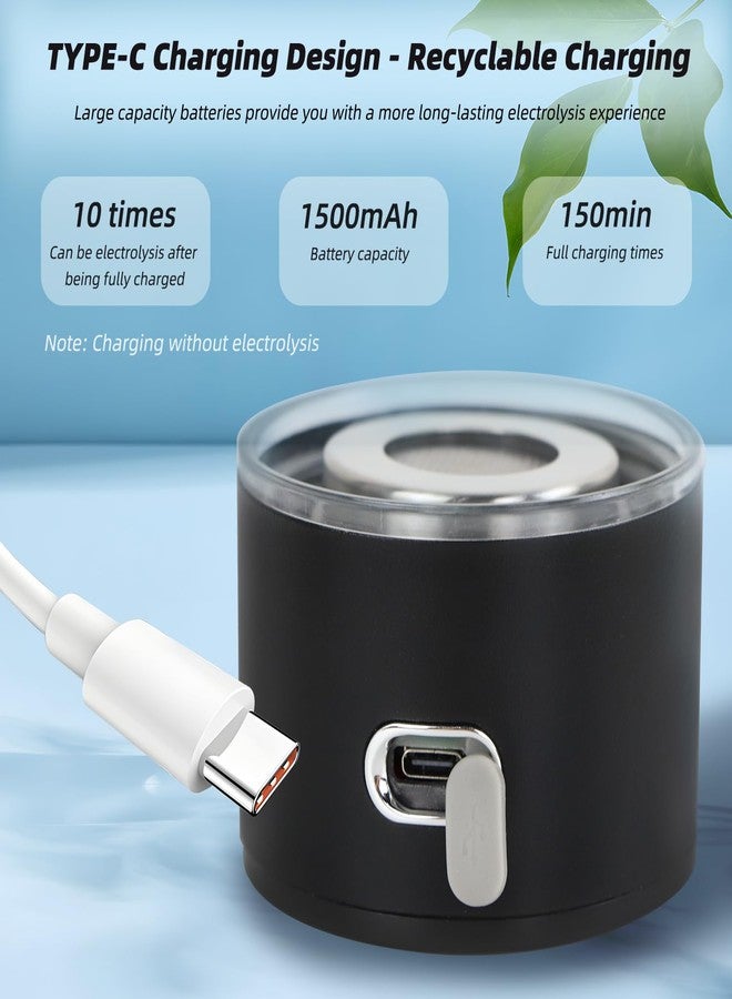 ZUCKBOX Hydrogen Water Bottle With Portable Foldable Straw, 57OZ/1.5L Large Portable Rechargeable Hydrogen Water Generator with SPE Technology for Home, Office, Travel, Drinking, Outdoor Adventure - Image 5