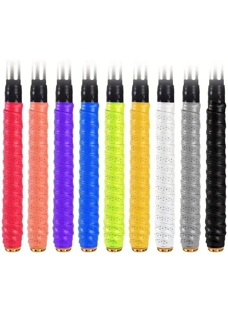 SportQ - Refresh Your Racket Strikes with New Anti-Slip Perforated Super Absorbent Tennis and Badminton Grip, PU, - Image 1