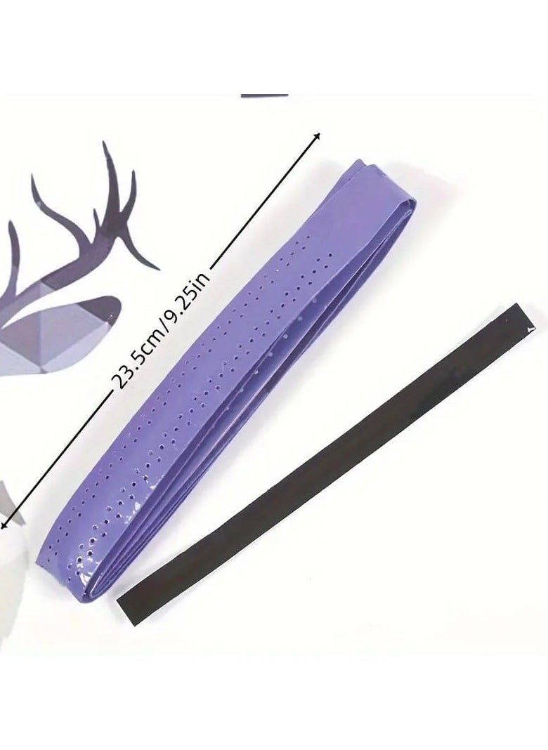 SportQ - Refresh Your Racket Strikes with New Anti-Slip Perforated Super Absorbent Tennis and Badminton Grip, PU, - Image 1