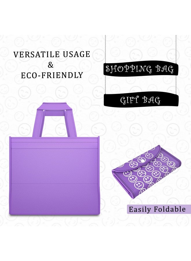 Kuber Industries Kuber Industries Pack of 3 Foldable Shopping Bags For Women | Grocery Bags For Market | Jhola/Thela & Daily Use Bags | Smile- Pink, Green & Purple - Image 4