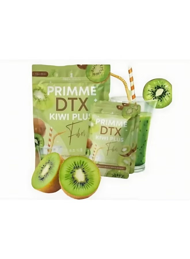 بريشيس سكين PRIMME DTX Kiwi Plus Fiber مشروب سريع التحضير - عبوة من 10 أكياس - Image 3