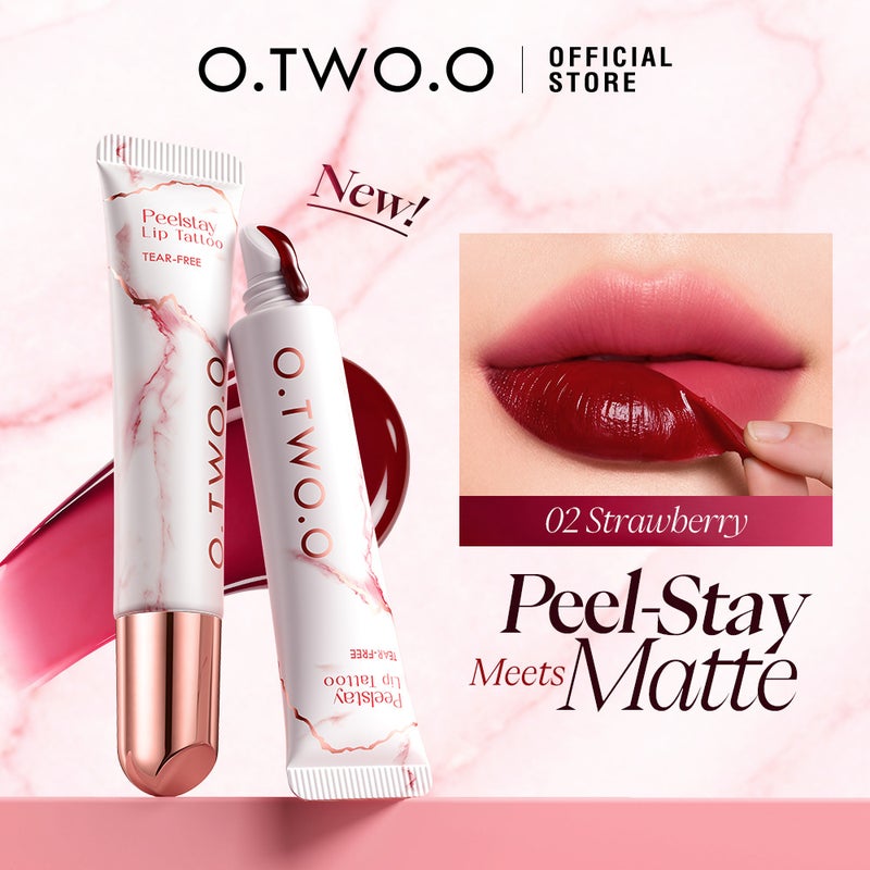 Otwoo لون قفل تقشير غير تتلاشى الشفاه لمعان Mv002 - Image 1