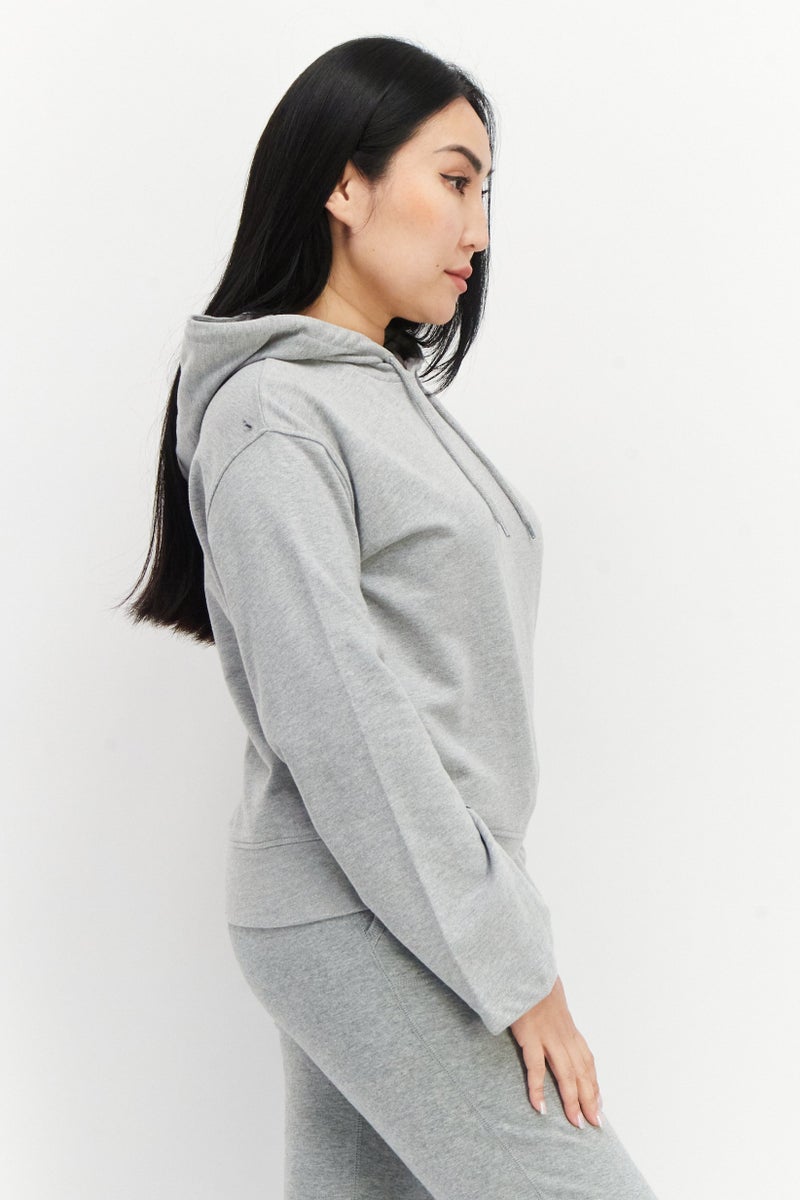 umbro Women Sportswear Fit Brand Logo Training Hoodies, Grey - Image 2