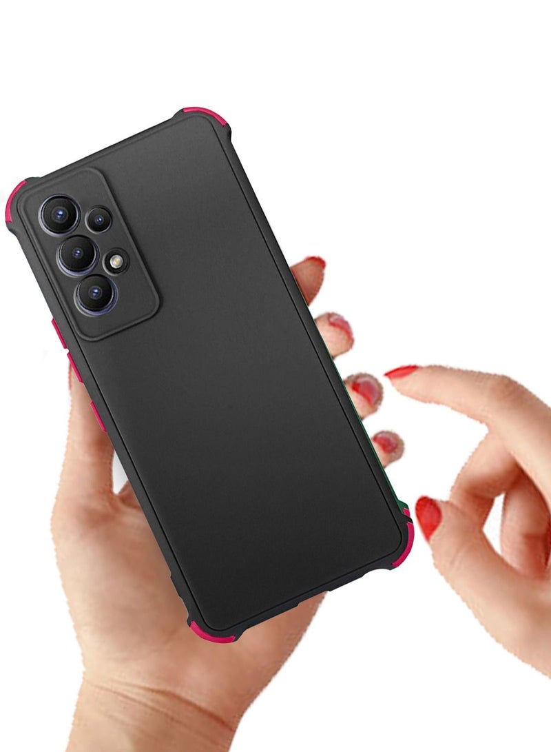 Wtech TPU Soft Silicone Raised Bumper Corners Case Cover For Samsung Galaxy A33 5G Black - Image 3