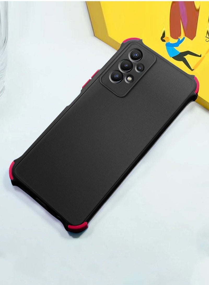 Wtech TPU Soft Silicone Raised Bumper Corners Case Cover For Samsung Galaxy A33 5G Black - Image 5