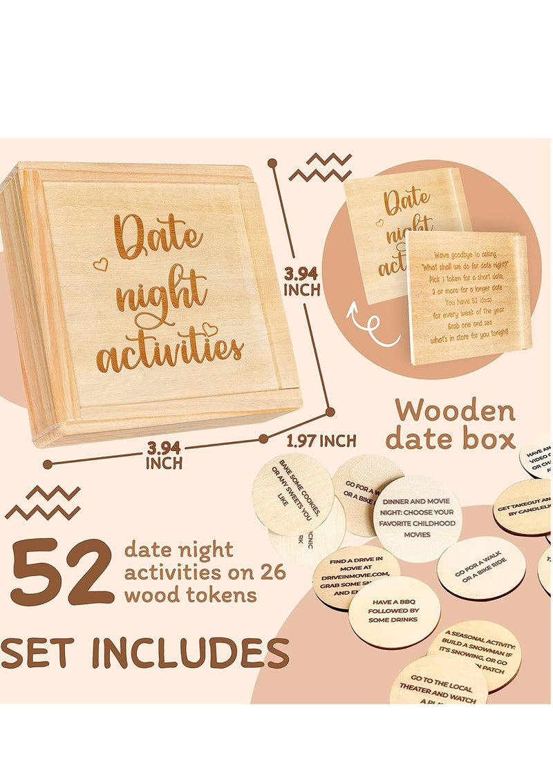 Generic 52 Couples Games Date Night Gifts - Fun Date Ideas Married Couple Gifts for Him and Her, Anniversary Wedding Gifts for Couples 2024, Date Night Games Activities  - Image 2