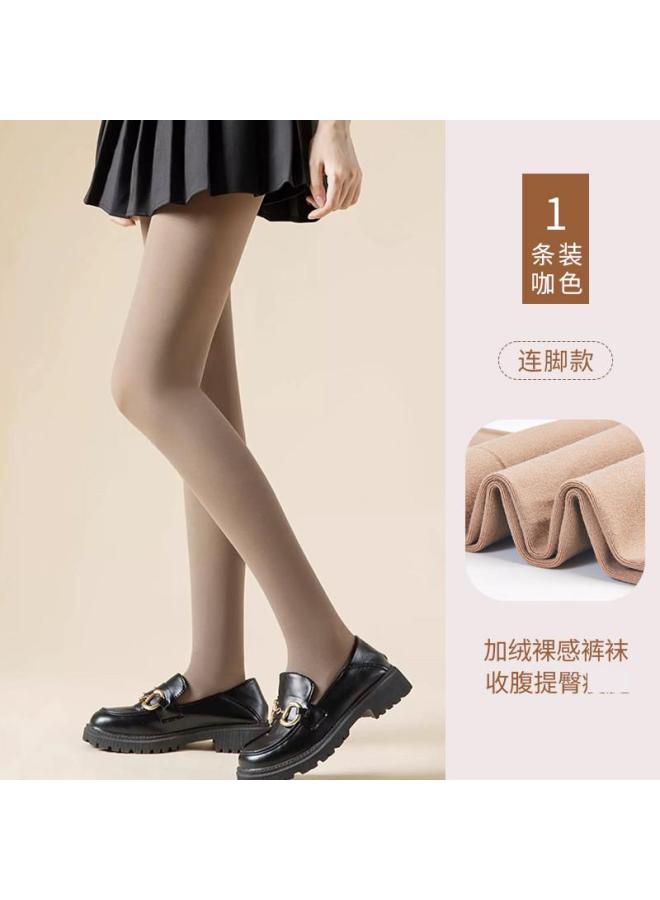 pincai Women'S Nude Feeling Leggings, Ultra-Natural Pantyhose, Autumn And Winter Thin Style, Belly Shaping And Lifting, Warm Thermal Leggings - Image 2