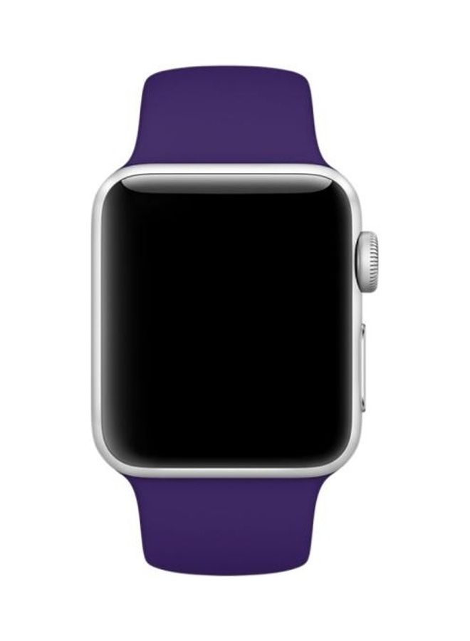 NIBEMINENT Replacement Watchband for Apple Watch Series 3/2/1 38mm Purple - Image 2