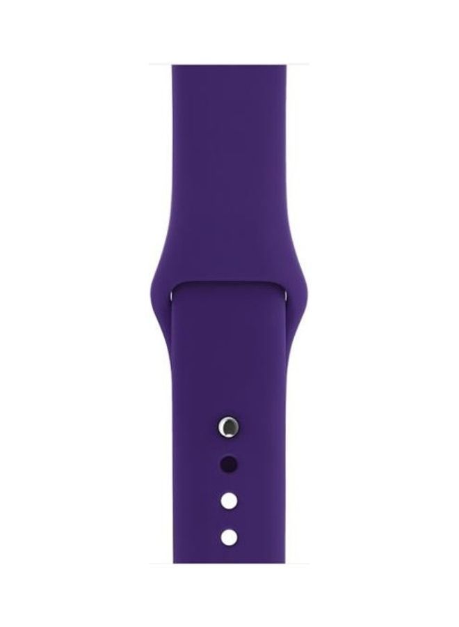 NIBEMINENT Replacement Watchband for Apple Watch Series 3/2/1 38mm Purple - Image 3