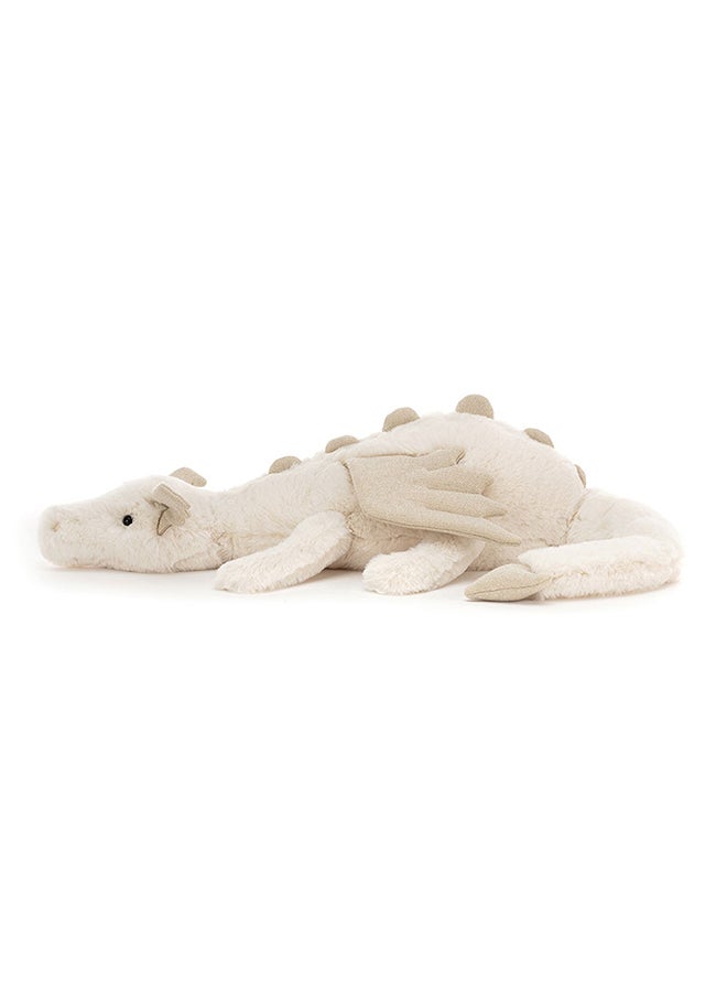 Jellycat لعبة دمية التنين الثلجي 12 سم – تنين أبيض ناعم محشو بأجنحة، دمية صغيرة قابلة للجمع للأطفال، مثالية كهدية - Image 4