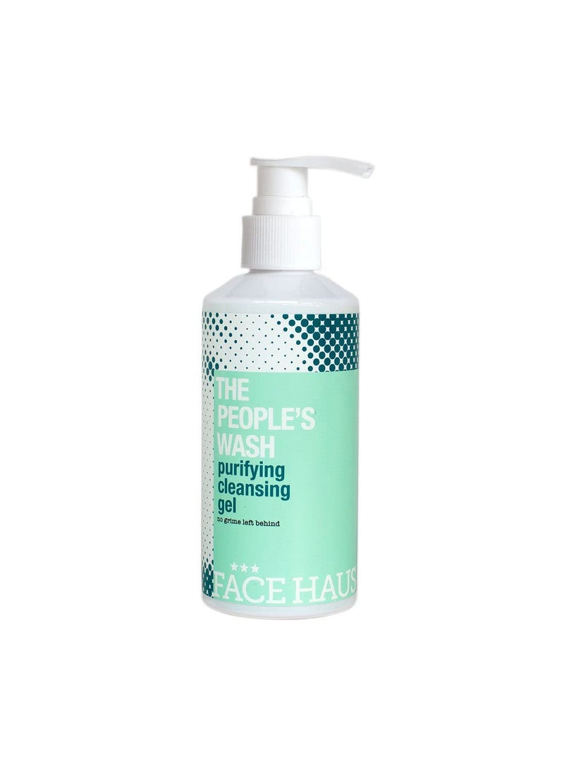 FACE HAUS - FACE HAUS The Peoples Wash Purifying Cleansing Gel – Gentle Face Wash for All Skin Types - Image 1