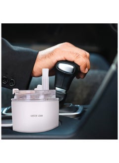 GREEN LION Vacuum Travel Mug Lite 280 ML / Stainless Steel Material / Keep 6hrs Hot / 280ml Capacity / Cup Holder Friendly / Food Grade Silicone Straw / Keep 12hrs Cold - White  - Image 3