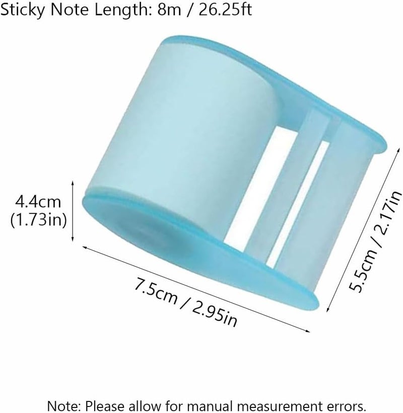 ملاحظات لاصقة وردية 2 حامل شريط لاصق كامل قابلة للتخصيص قطع سهل الكتابة حامل بلاستيكي للتعليقات المكتبية - Image 3