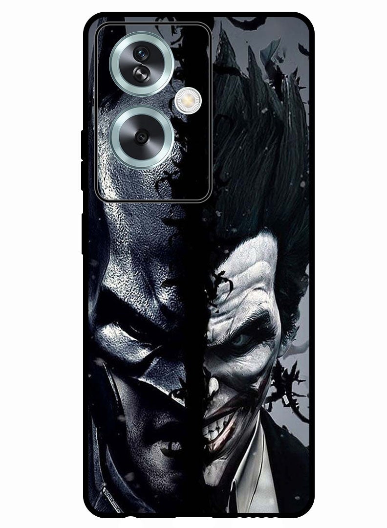 Theodor Protective Case Anti Scratch Shock Proof Bumper Cover For Oppo A2 Batman & Joke_r - Image 1