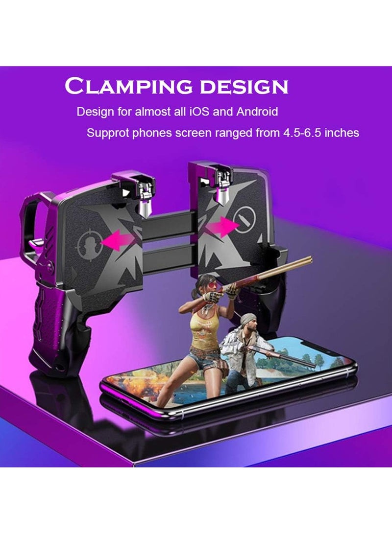 K21 Mobile Game Controller for PUBG/Call of Duty/Fortnite, aim Trigger Fire ons L1R1 Shooter Sensitive Joystick, Gamepad for 4.7-6.5 inch iPhone  Android Phone - Image 3