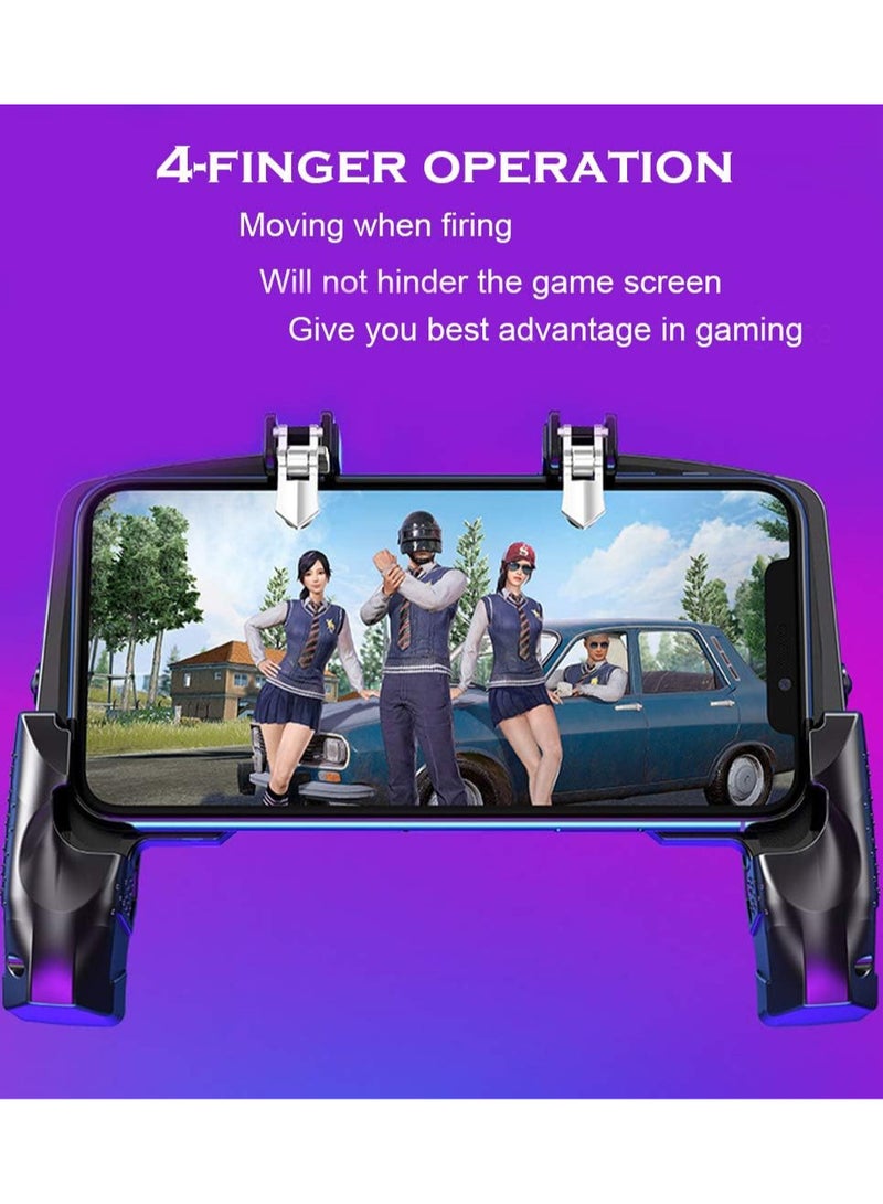 K21 Mobile Game Controller for PUBG/Call of Duty/Fortnite, aim Trigger Fire ons L1R1 Shooter Sensitive Joystick, Gamepad for 4.7-6.5 inch iPhone  Android Phone - Image 4