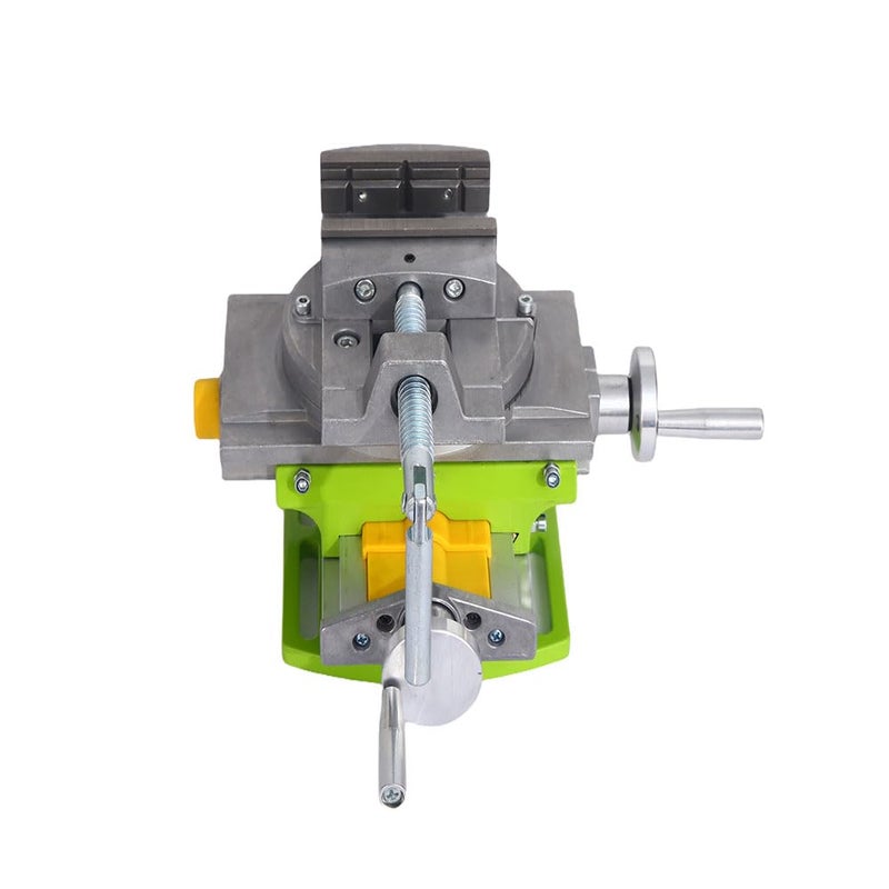 BACHIN Rotary Table 90 Â° 3" Cross Slide Drill Press Vise Horizontal Precision Milling Drilling Machine Vernier Reading Milling Drilling Boring - Image 4