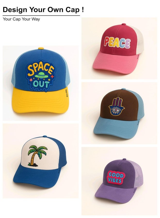 AICA Personalized Patch on Cap | Adjustable Snapback for Men Women | Caps for Girls Boys Teenagers | Stylish Gift Cap for Man Woman - Image 5