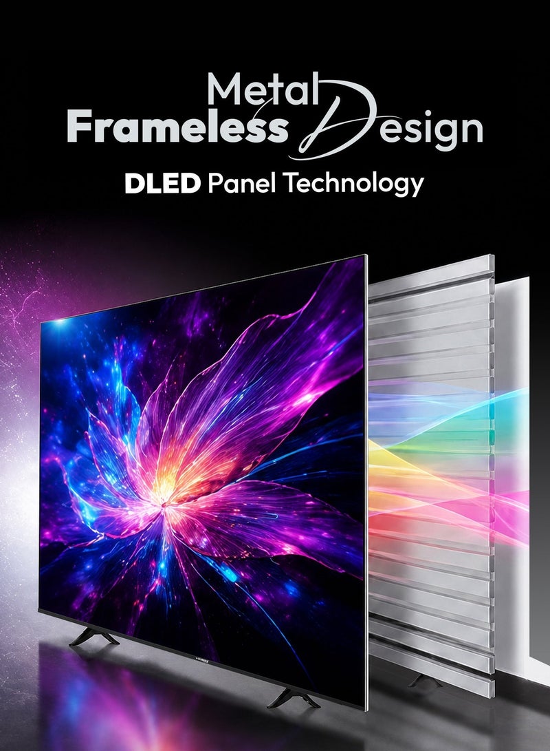 STARGOLD 50 Inch 4K UHD Smart LED TV Android 14, Frameless DLED Display, HDR, Dolby Audio, WiFi & Bluetooth 5.1, DVB-T2/S2, 3 HDMI, 2 USB, Ultra HD 3840×2160 Smart Television, SG-L5026SMART - Image 5
