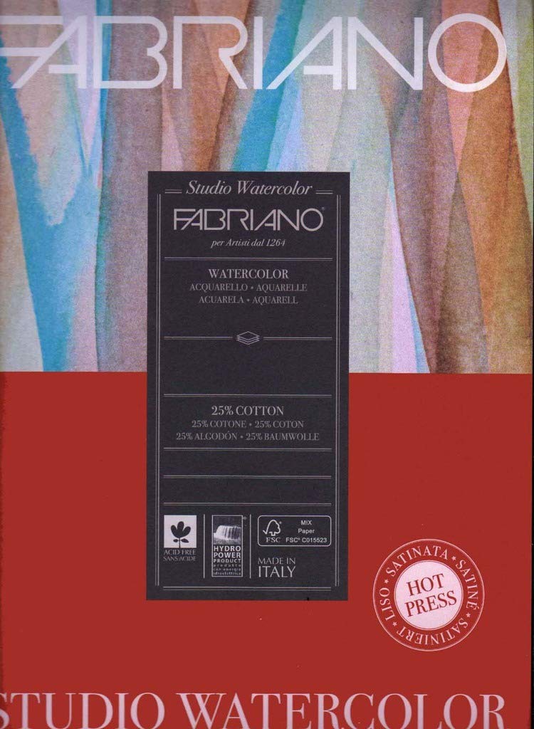 Fabriano Studio Watercolor Pad ColdPress 11 x 14 90 lb 20 Sheets - Image 3