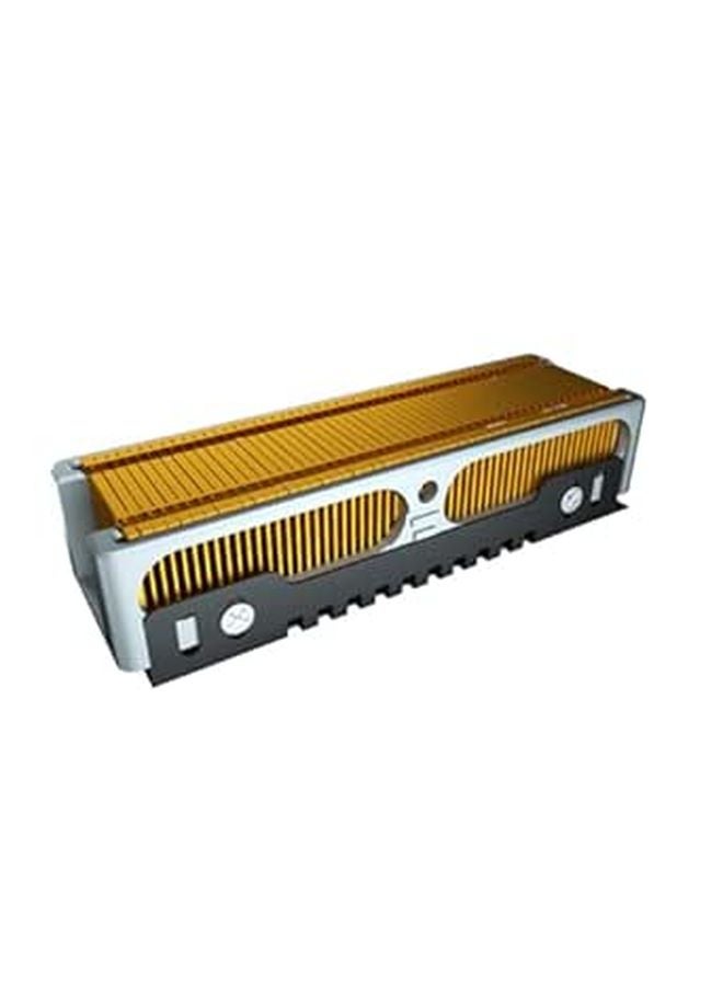 Aluminum Copper Alloy SSD Heatsink Cooler with Inclined Wind Guide Design Efficient Heat Dissipation - Image 1