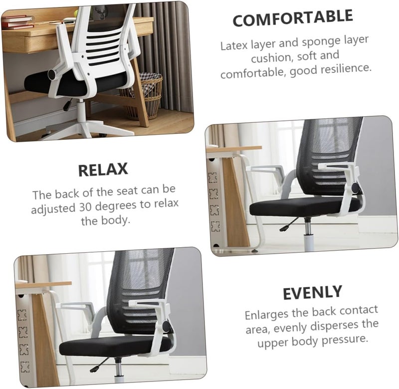 Computer Chair Desk Chairs Wheels Lifting Swivel for Home Modern Gaming Student - Image 4