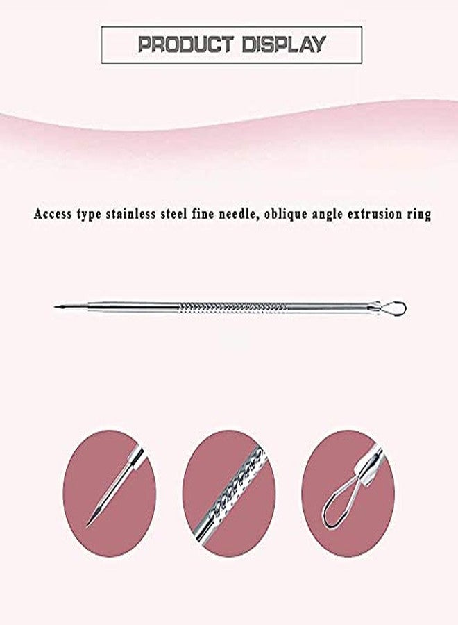 B-BUCKET ETSAP Stainless Steel Blackhead Remover Pimple Blemish Extractor Remover Tool Set of 4 - Image 3