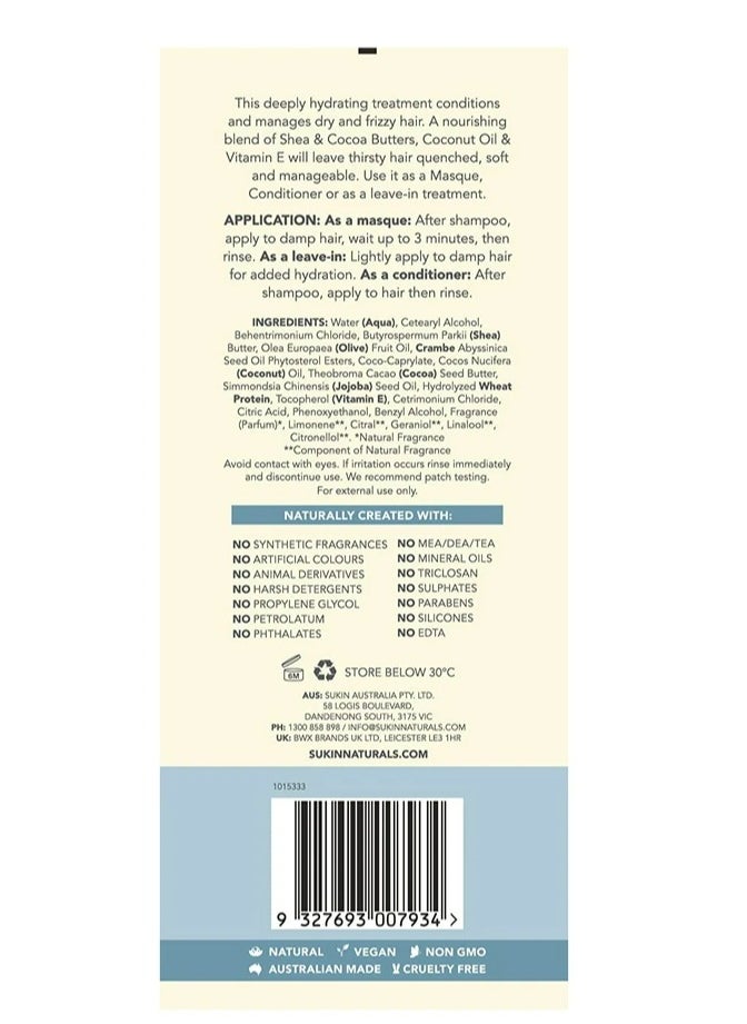 Sukin Sukin Haircare Hydrting Replenshng Hair Masque 200Ml  - Image 2