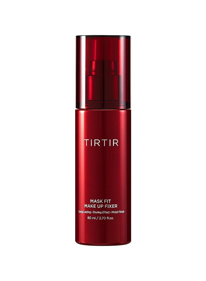 TIRTIR TIRTIR Mask Fit Make-Up Fixer, 24H Long Lasting Makeup Finishing Setting Spray, Lightweight And Non-Greasy, 80ml / 2.7 Fl Oz - Image 1