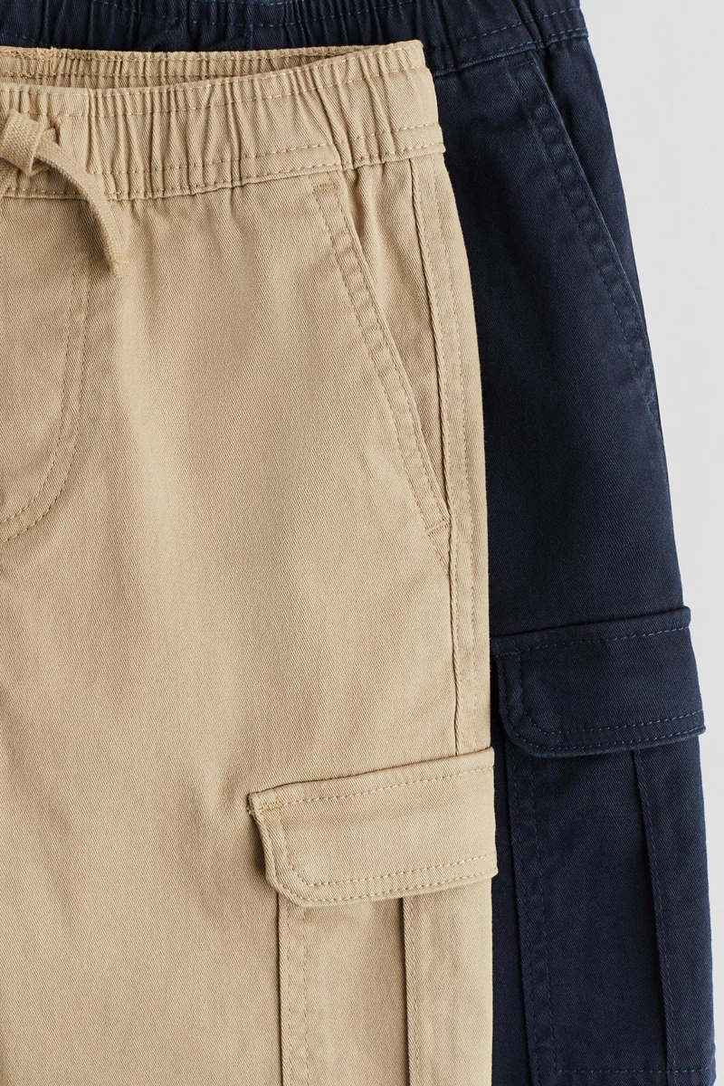 H&M 2-pack cargo joggers
