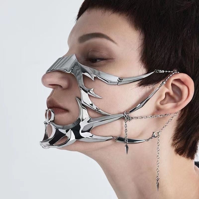 Cyberpunk Metal Mask - Image 1