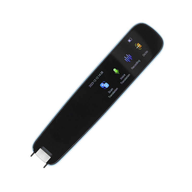 Translation Scanning Pen Support 12 Languages High Speed High Accuracy Button and Touch Operation Translation Pen Scanner with Smart Recording Blue - Image 2