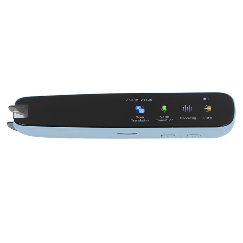 Translation Scanning Pen Support 12 Languages High Speed High Accuracy Button and Touch Operation Translation Pen Scanner with Smart Recording Blue - Image 4