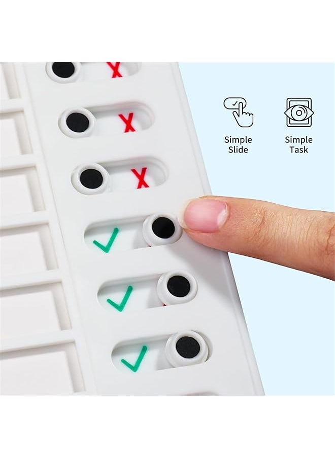 Chore Chart For Kids 2 Pack Reusable Sliding Chore Chart Visual Schedule Detachable Memo Checklist Plan Board My Chores And To Do List Board Equipped With 10 Additional Blank Cards - pzsku/Z525EA1BBEFA016003693Z/45/_/1740916410/2e12453d-b316-4621-9e6c-6270a05c4f4c