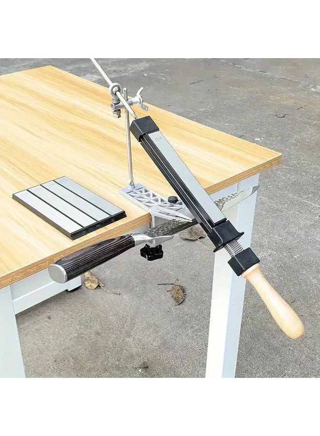 Cast Iron Craft Knife Sharpener Manual Adjustable Angle Tool For Kitchen Kitchen Use All Knife Sharpening - Image 3