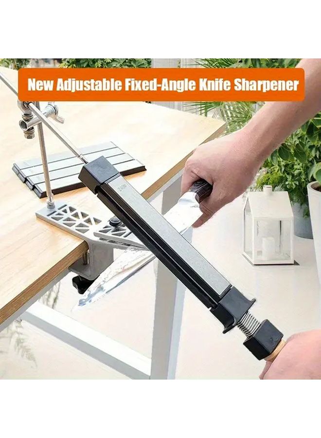 Cast Iron Craft Knife Sharpener Manual Adjustable Angle Tool For Kitchen Kitchen Use All Knife Sharpening - Image 2