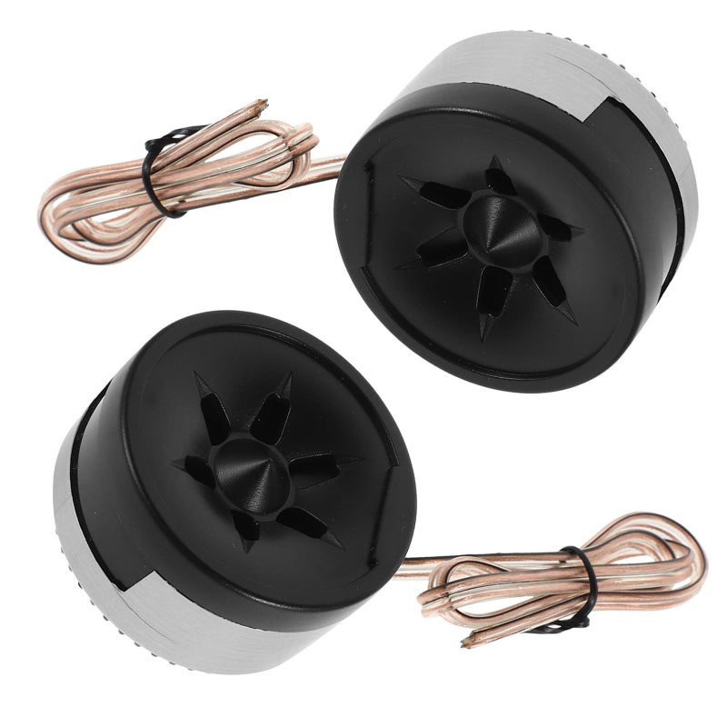 High Efficiency Car Tweeter Mini Dome Speaker 1pc Black For Vehicle Sound System Enhancement - Image 2