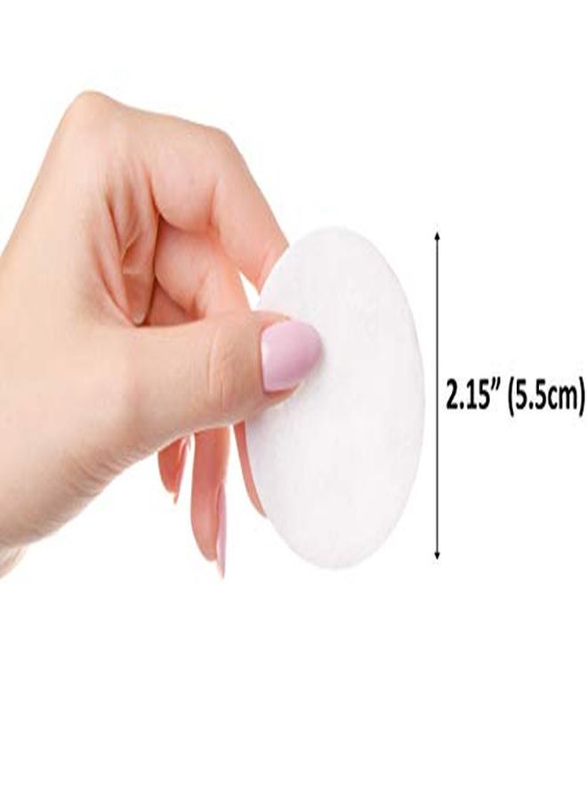 Cliganic N Premium Cotton Rounds For Face (3 Pack) | Makeup Remover Pads, Hypoallergenic, Lint-Free | 100% Pure Cotton  - Image 4