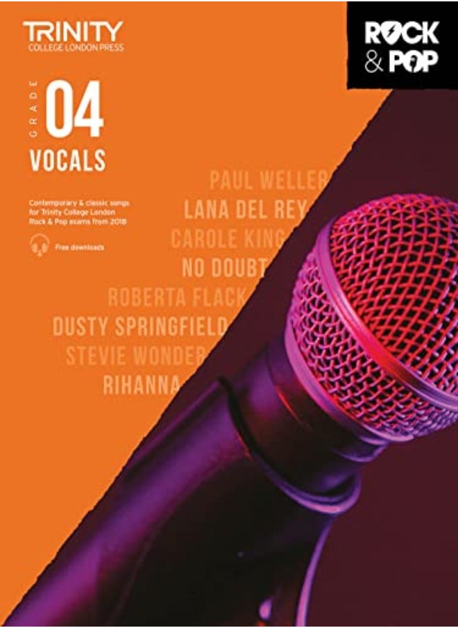 null - Trinity College London Rock & Pop 2018 Vocals Grade 4 by Hal Leonard LLC Paperback - Image 1