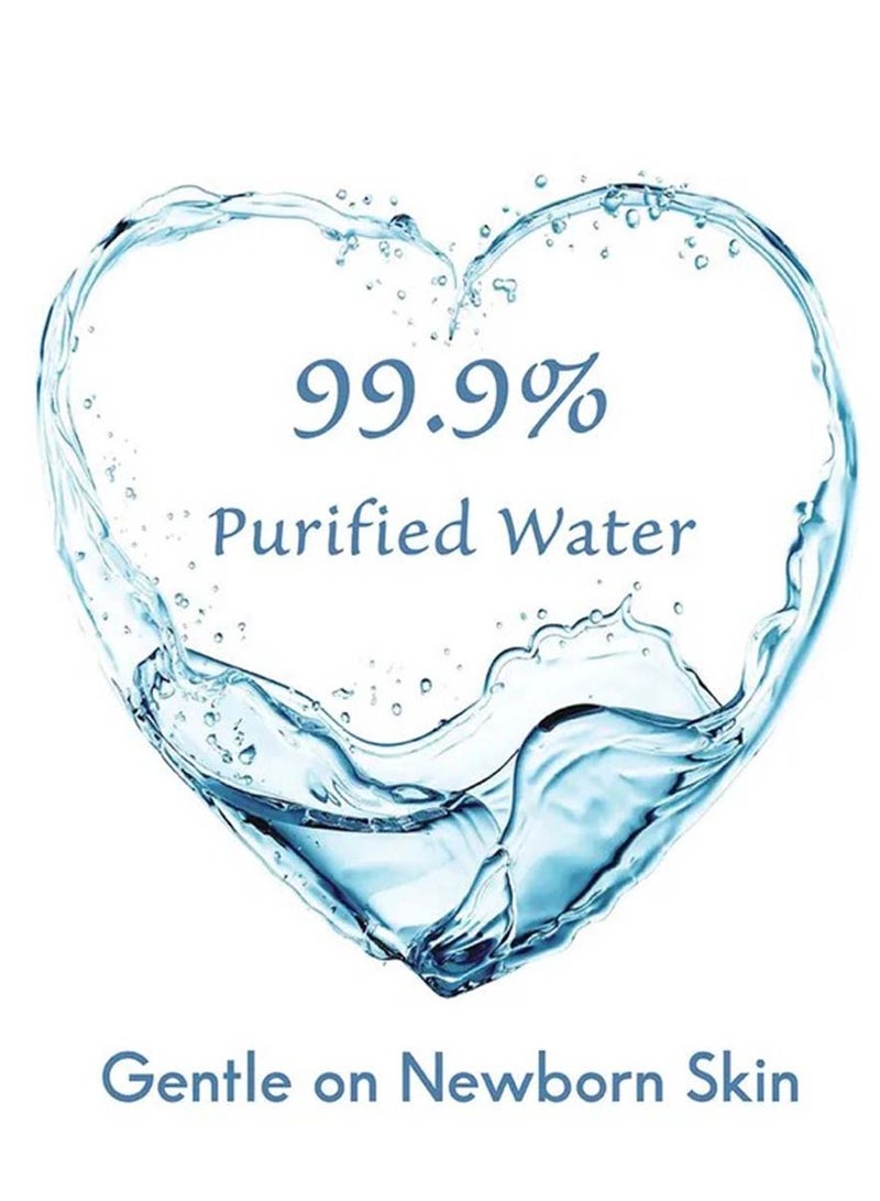 بيور إيلمنتس بيورليمنتس - مناديل مبللة مائية طبيعية بنسبة 99.9% بالصبار - عبوة من 4 مناديل - 256 قطعة - Image 2