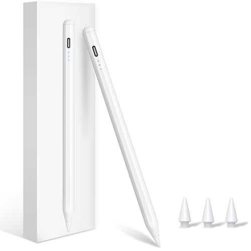 Xiron Stylus Pen for iPad (2025-2018), Fast Charge Pencil for iPad A16 11th/10/9/8/7/6 Gen, Air M3 & M2 2024 11"/13"/5/4/3th Gen, Pro M4 11"/13"/12.9", Mini A17 Pro 7/6/5, Palm Rejection, Tilt Sensitivity - Image 1