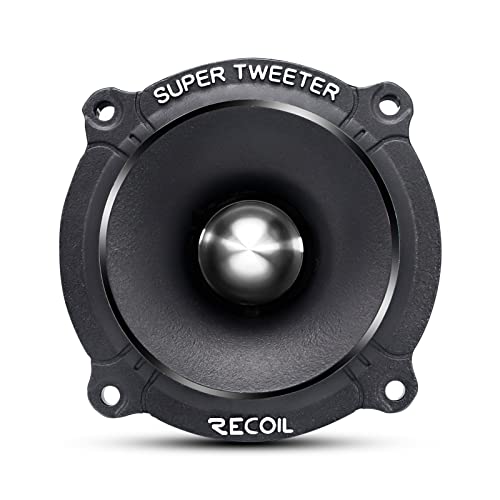 RECOIL مكبرات الصوت سوبر تويتر RECOIL TW250 عالية الضغط، 1 إنش لفائف صوت كابتون عالية الحرارة، إطار وديافراجم من الألمنيوم، 400 واط كحد أقصى، 200 واط RMS، 4 أوم، زوج - Image 5