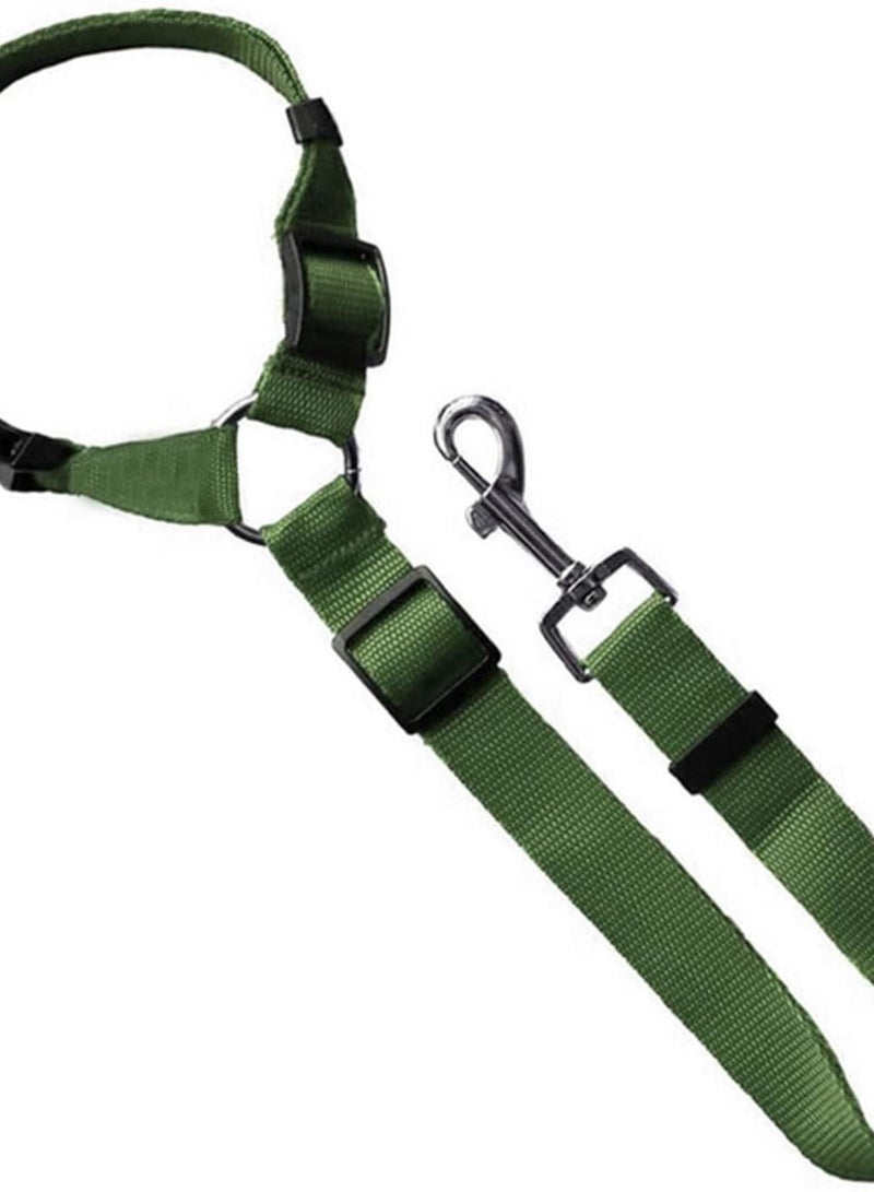 GGOOT Pet Rope Dog Seat Belt Harness Adjustable Dog Cat Safety Leads Car Seat Belt Nylon Vehicle Seatbelts for Dogs Vehicle Travel Pet Products Pet Traction Rope(Elastic 7)  - Image 1