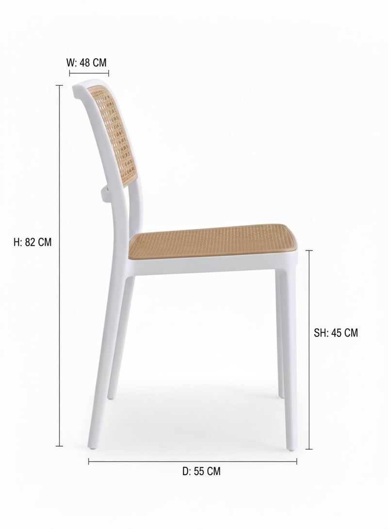 ترف كوم كرسي طاولة طعام - Image 4